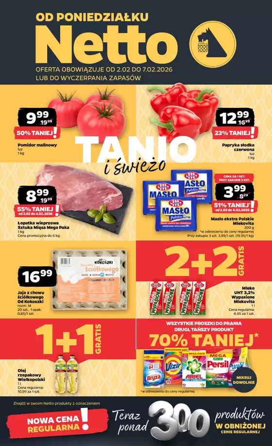 Katalog Netto w: Krzepice | Tanio I świeżo | 2026-02-02T00:00:00.000Z - 2026-02-07T00:00:00.000Z