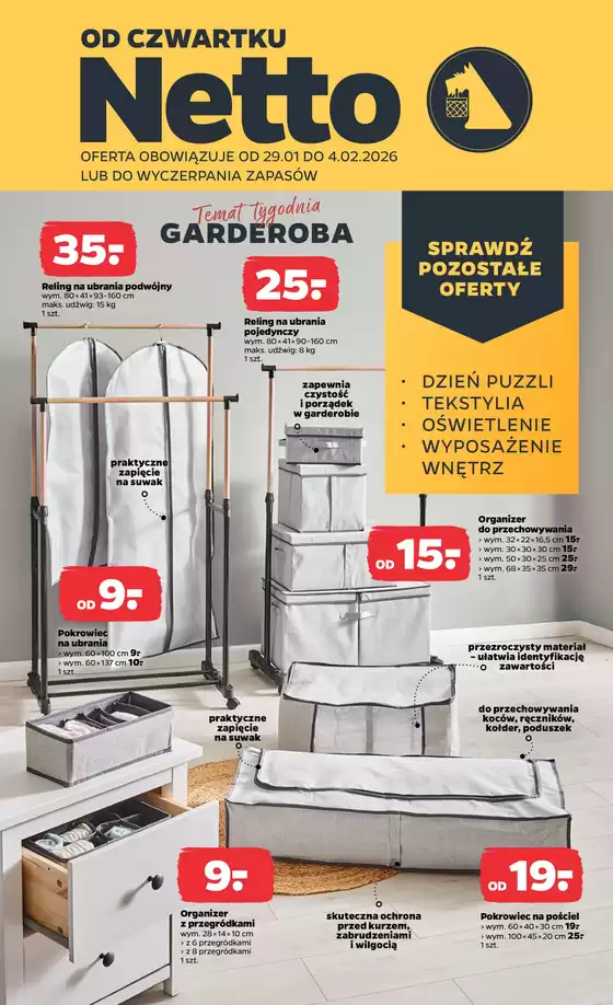 Katalog Netto w: Krzepice | Temat tygodnia Garderoba | 2026-02-02T00:00:00.000Z - 2026-02-04T00:00:00.000Z