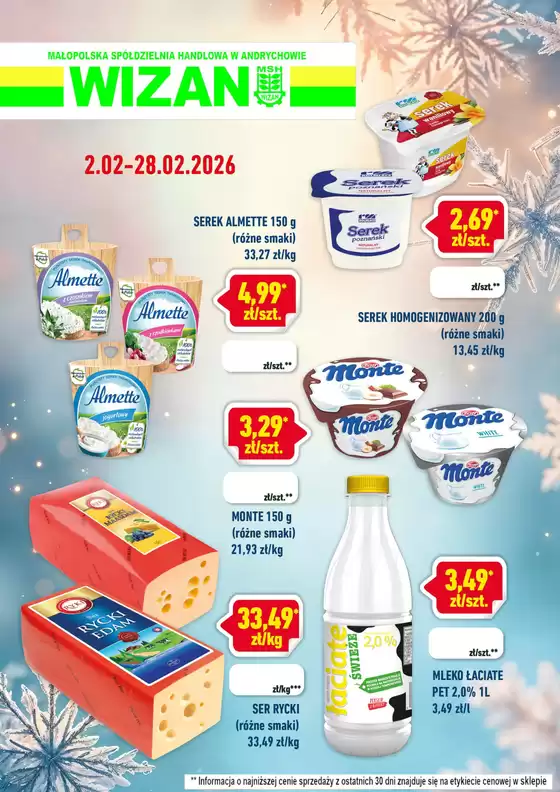 Katalog Wizan w: Krzepice | Lutowa promocja | 2026-02-02T00:00:00.000Z - 2026-02-28T00:00:00.000Z