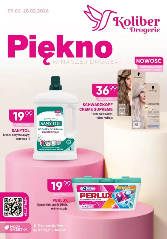 Katalog Drogerie koliber w: Miasteczko Śląskie | Drogerie koliber gazetka | 2026-02-09T00:00:00.000Z - 2026-02-28T00:00:00.000Z