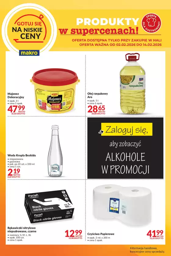 Katalog Makro w: Łaziska Górne | Ulotka Gotuj się na niskie ceny | 2026-02-02T00:00:00.000Z - 2026-02-14T00:00:00.000Z