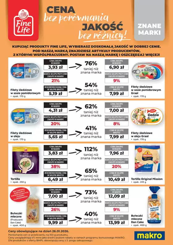 Katalog Makro w: Łaziska Górne | Ulotka Fine Life | 2026-02-01T00:00:00.000Z - 2026-02-28T00:00:00.000Z