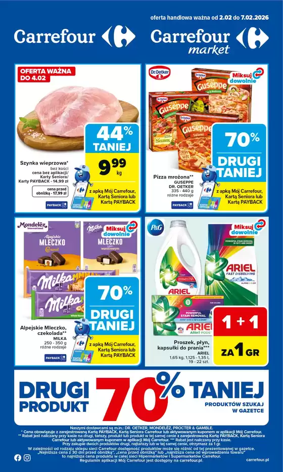 Katalog Carrefour Market w: Baćkowice | Gazetka Carrefour Market od poniedziałku | 2026-02-01T00:00:00.000Z - 2026-02-07T00:00:00.000Z