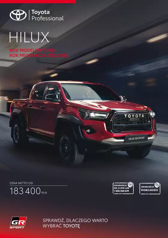 Katalog Toyota w: Skarszewy | Spec hilux PY25 MY24 | 2025-01-01T00:00:00.000Z - 2026-12-31T00:00:00.000Z