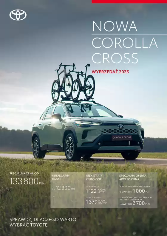 Katalog Toyota w: Skarszewy | Spec corolla cross mc25 | 2026-02-04T00:00:00.000Z - 2026-02-18T00:00:00.000Z