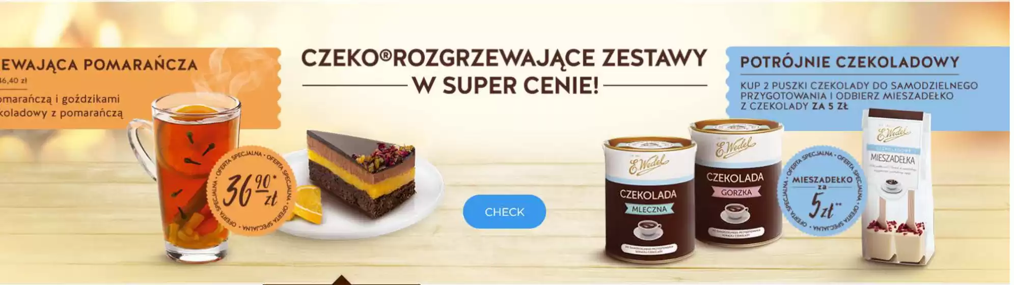 Katalog Pijalnie Czekolady E. Wedel w: Szymbark | Seasonal promotion  | 2026-02-04T00:00:00.000Z - 2026-02-18T00:00:00.000Z