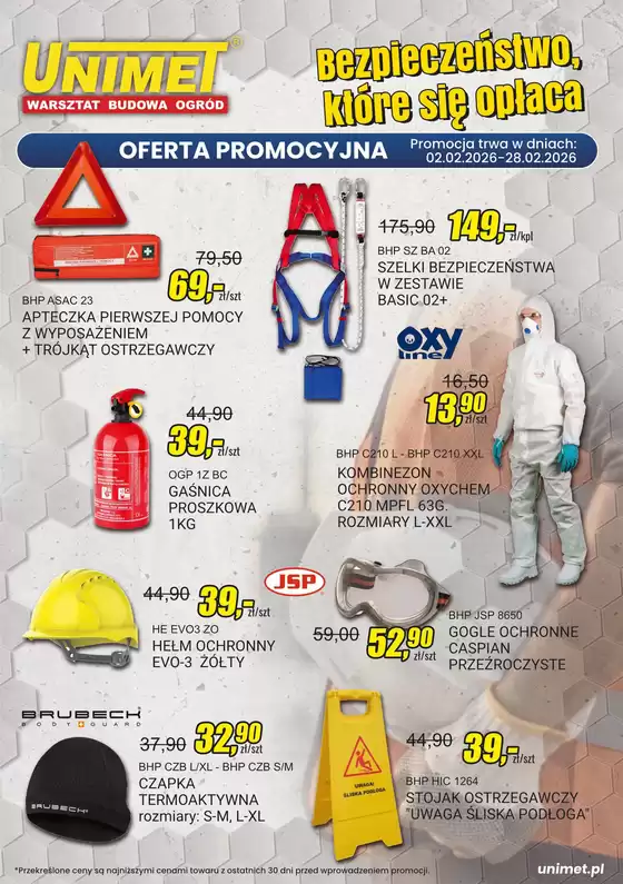 Katalog Unimet w: Skawina | Oferta promocyjna | 2026-02-04T00:00:00.000Z - 2026-02-28T00:00:00.000Z