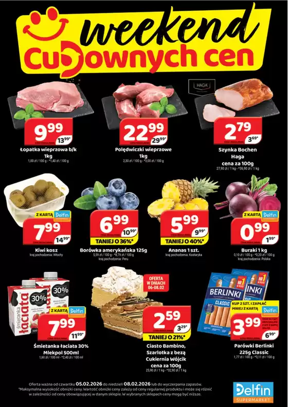 Katalog Delfin w: Milejów - Osada | Odkryj atrakcyjne oferty | 2026-02-05T00:00:00.000Z - 2026-02-08T00:00:00.000Z