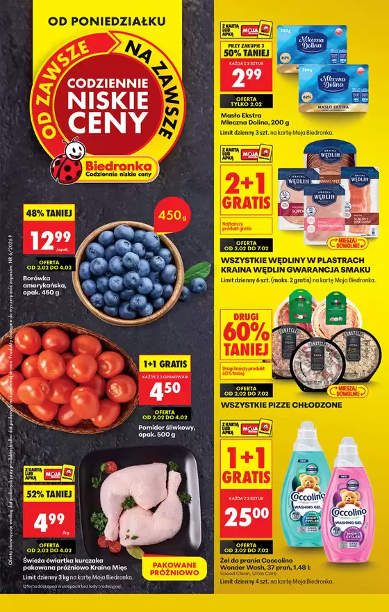Katalog Biedronka w: Milejów - Osada | Najlepsze oferty dla oszczędnych | 2026-02-02T00:00:00.000Z - 2026-07-02T00:00:00.000Z