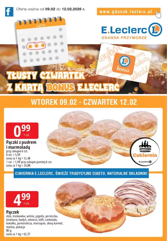 Katalog E.Leclerc w: Stęszew | Świetna oferta dla łowców okazji | 2026-02-09T00:00:00.000Z - 2026-02-12T00:00:00.000Z