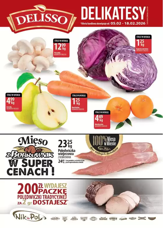 Katalog Delisso Delikatesy w: Pniewy | Delisso Delikatesy gazetka | 2026-02-05T00:00:00.000Z - 2026-02-18T00:00:00.000Z