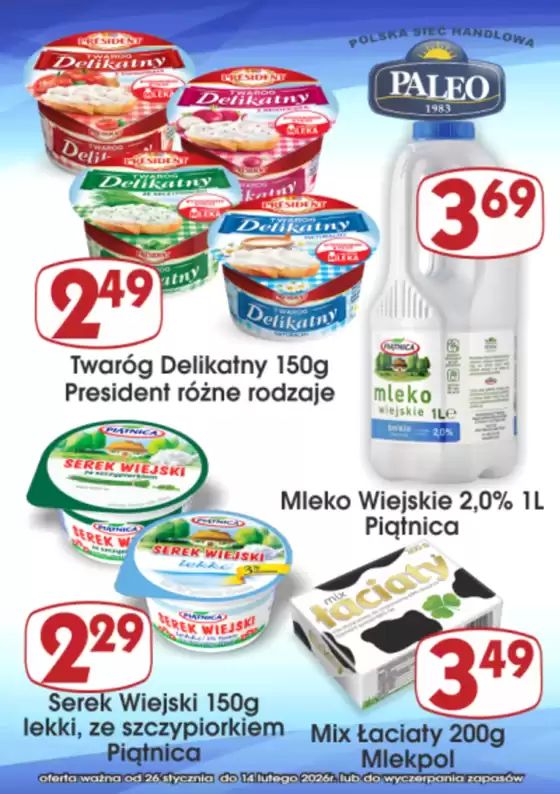 Katalog Delikatesy Paleo w: Ścinawa | Aktualne oferty i promocje | 2026-01-26T00:00:00.000Z - 2026-02-14T00:00:00.000Z