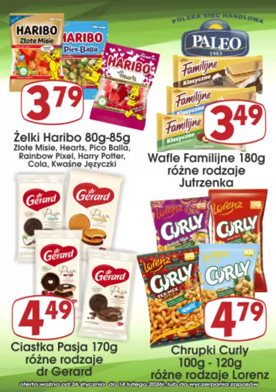 Katalog Delikatesy Paleo w: Ścinawa | Ekskluzywne oferty dla naszych klientów | 2026-01-26T00:00:00.000Z - 2026-02-14T00:00:00.000Z