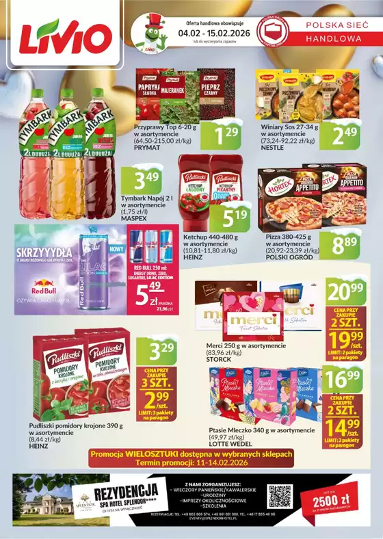 Katalog Livio w: Brwinów | Ekskluzywne oferty dla naszych klientów | 2026-02-04T00:00:00.000Z - 2026-02-15T00:00:00.000Z