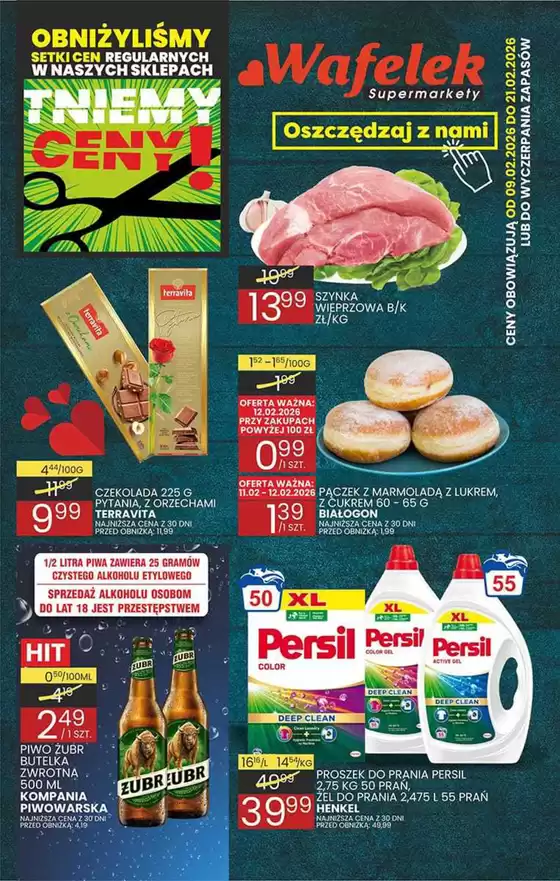 Katalog Wafelek w: Piotrków Trybunalski | Świetna oferta dla wszystkich klientów | 2026-02-09T00:00:00.000Z - 2026-02-21T00:00:00.000Z
