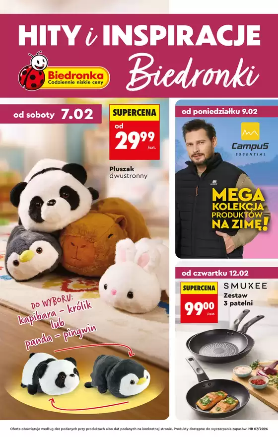 Katalog Biedronka w: Janikowo | Najlepsze oferty dla wszystkich klientów | 2026-02-07T00:00:00.000Z - 2026-02-12T00:00:00.000Z