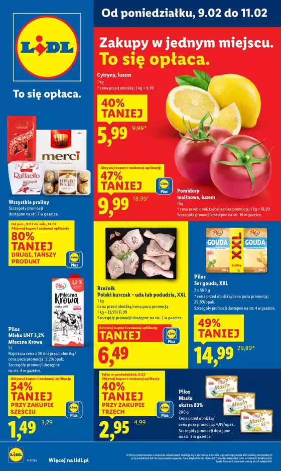 Katalog Lidl w: Sierpc | GAZETKA OD 09.02 | 2026-02-09T00:00:00.000Z - 2026-02-11T00:00:00.000Z