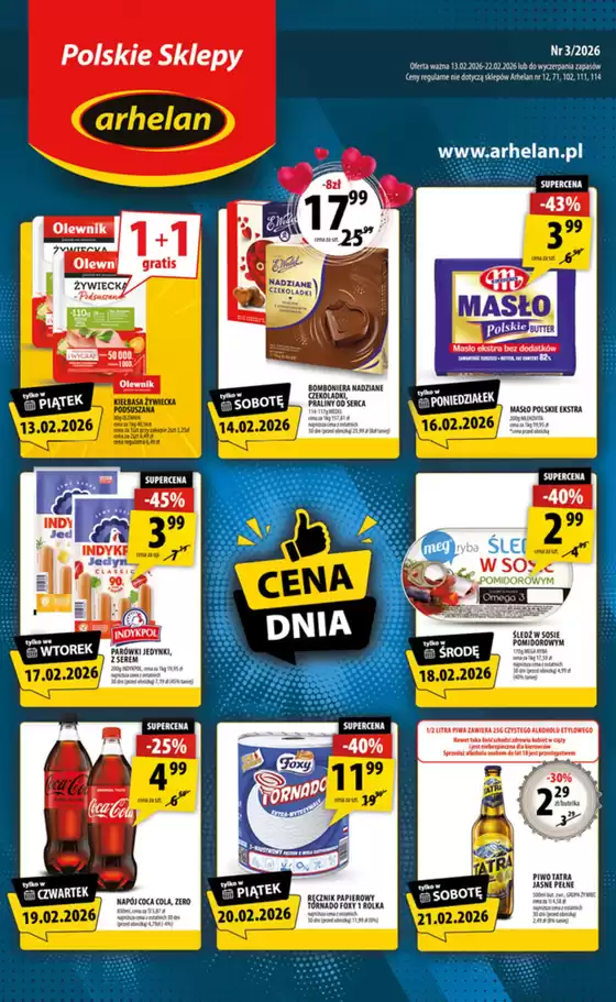 Katalog Arhelan w: Orzesze | Arhelan gazetka | 2026-02-13T00:00:00.000Z - 2026-02-22T00:00:00.000Z