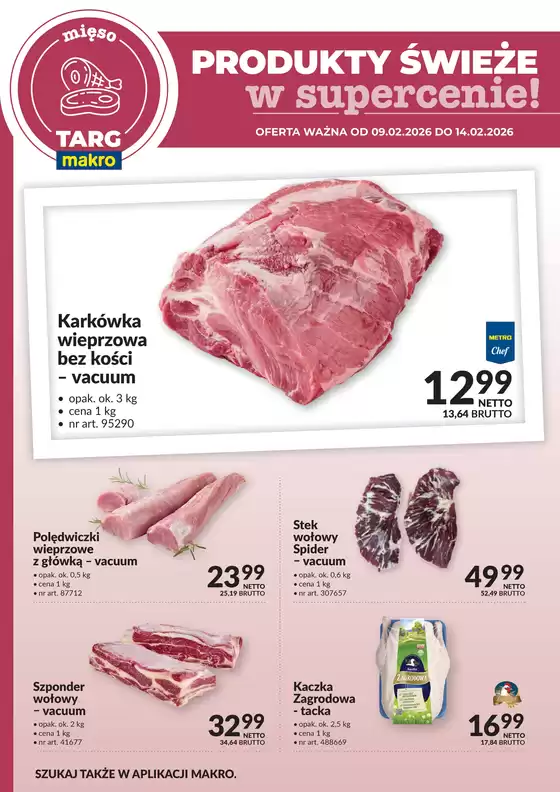 Katalog Makro w: Wadowice | Targ MAKRO - oferta świeża w super cenach | 2026-02-09T00:00:00.000Z - 2026-02-14T00:00:00.000Z