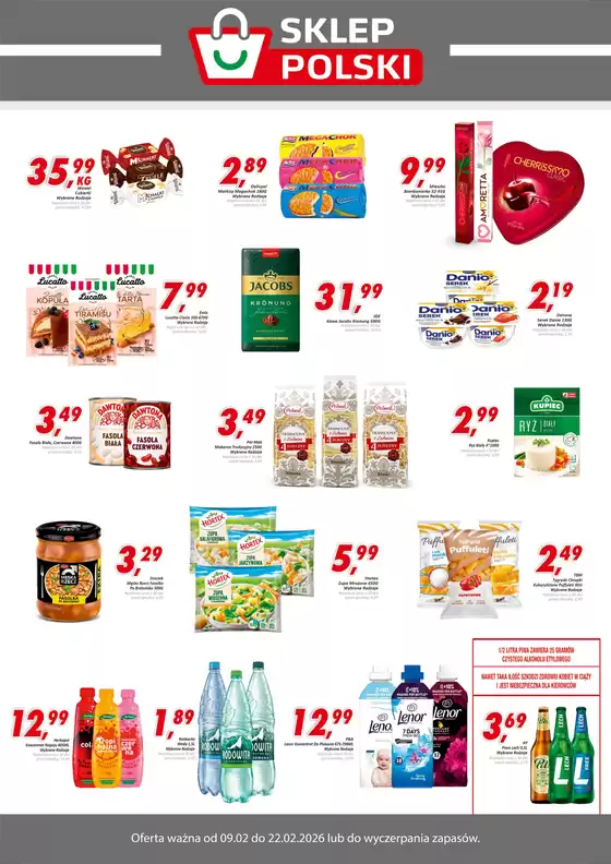 Katalog Sklep Polski w: Brzeszcze | Oferta ważna od 09.02 do 22.02.2026 | 2026-02-09T00:00:00.000Z - 2026-02-22T00:00:00.000Z