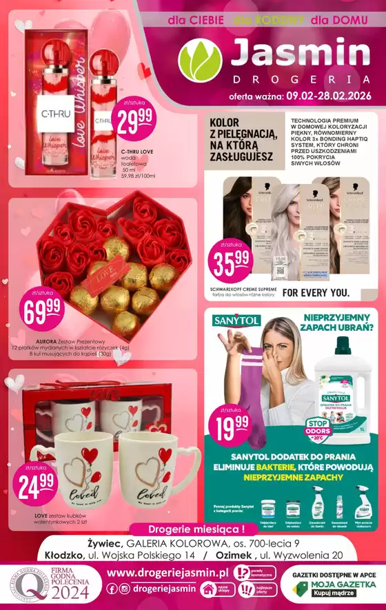 Katalog Jaśmin w: Węgrów | Oferta ważna: 09.02-28.02.2026 | 2026-02-09T00:00:00.000Z - 2026-02-28T00:00:00.000Z