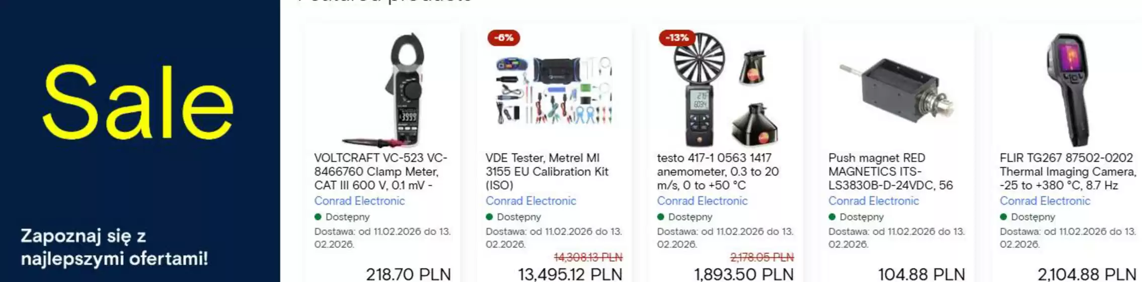 Katalog Conrad w: Tychy | Sale  | 2026-02-09T00:00:00.000Z - 2026-02-23T00:00:00.000Z