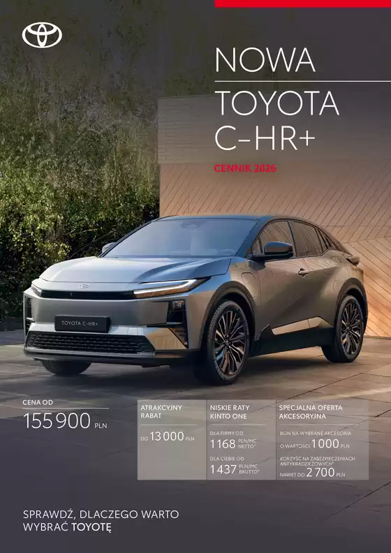 Katalog Toyota w: Oświęcim | Spec c hr plus rm26 | 2026-01-01T00:00:00.000Z - 2026-12-31T00:00:00.000Z