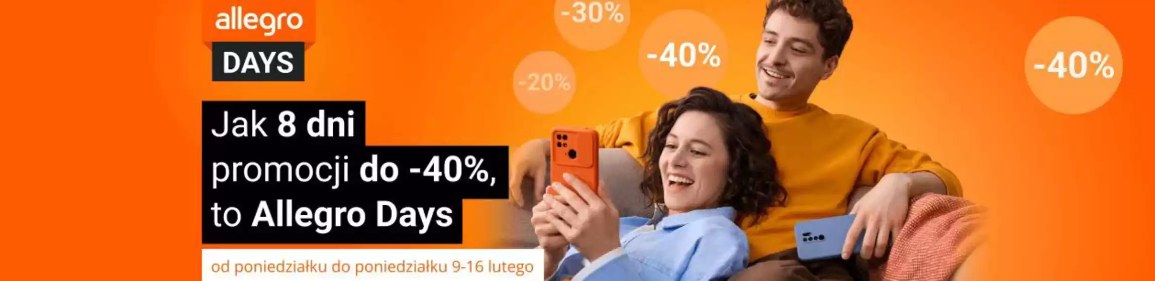 Katalog Allegro w: Warszawa | Promocji do - 40%  | 2026-02-10T00:00:00.000Z - 2026-02-16T00:00:00.000Z