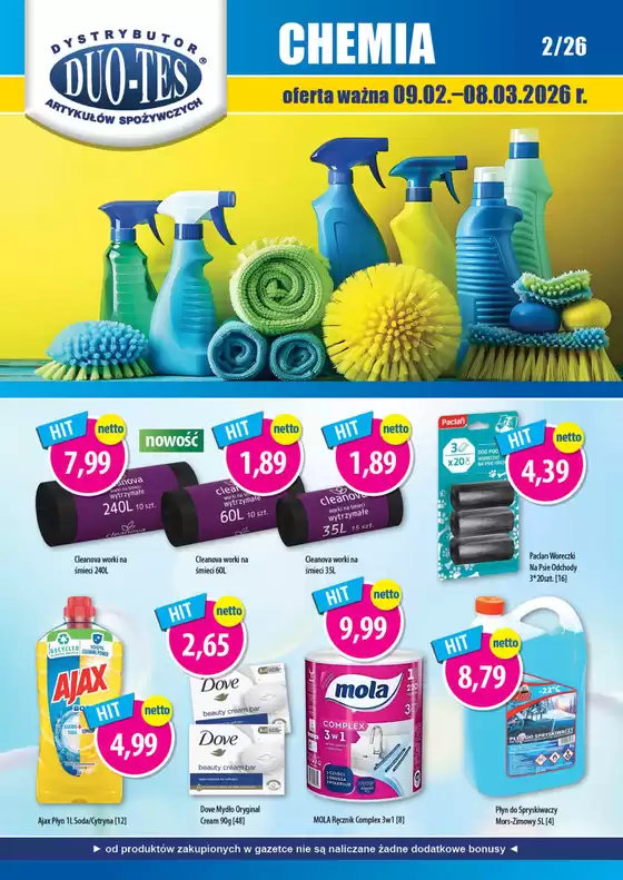 Katalog DUO-TES w: Gromadka | Gazetka Chemia Luty 2026 | 2026-02-11T00:00:00.000Z - 2026-03-08T00:00:00.000Z