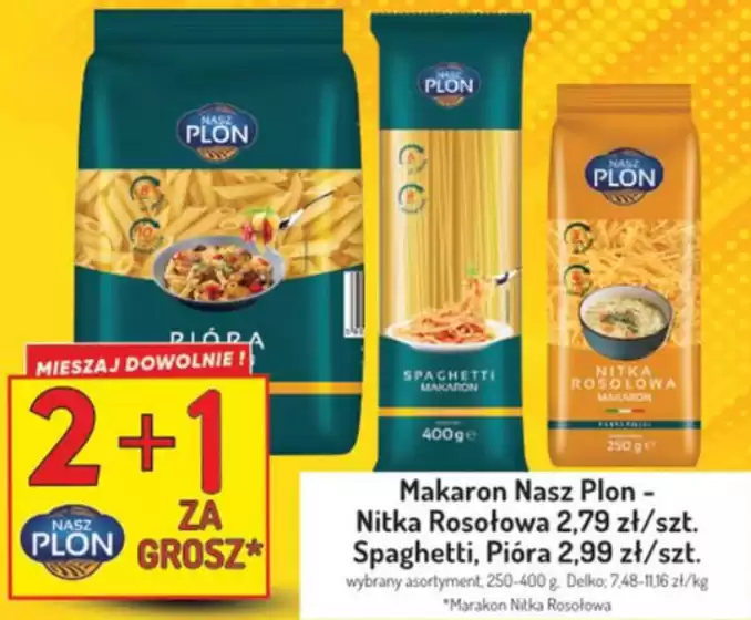 Katalog Avita w: Gromadka | Mega promocja na makarony nasz plon!  | 2026-02-11T00:00:00.000Z - 2026-02-15T00:00:00.000Z