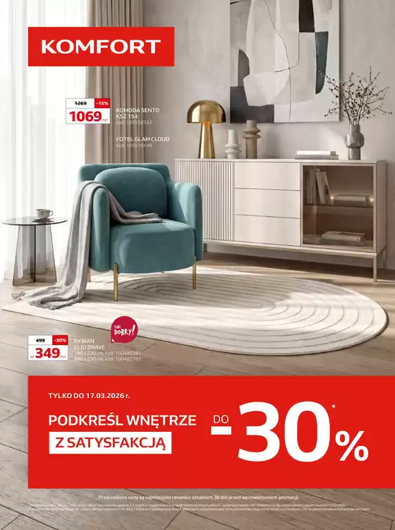 Katalog Komfort w: Buk | Gazetka Komfort | 2026-02-11T00:00:00.000Z - 2026-03-17T00:00:00.000Z