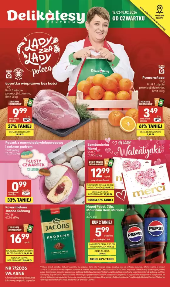 Katalog Delikatesy Centrum w: Białystok | Świetne rabaty na wybrane produkty | 2026-02-12T00:00:00.000Z - 2026-02-18T00:00:00.000Z