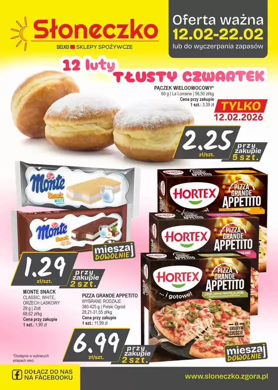 Katalog Słoneczko w: Pakość | Najlepsze oferty dla wszystkich klientów | 2026-02-12T00:00:00.000Z - 2026-02-22T00:00:00.000Z