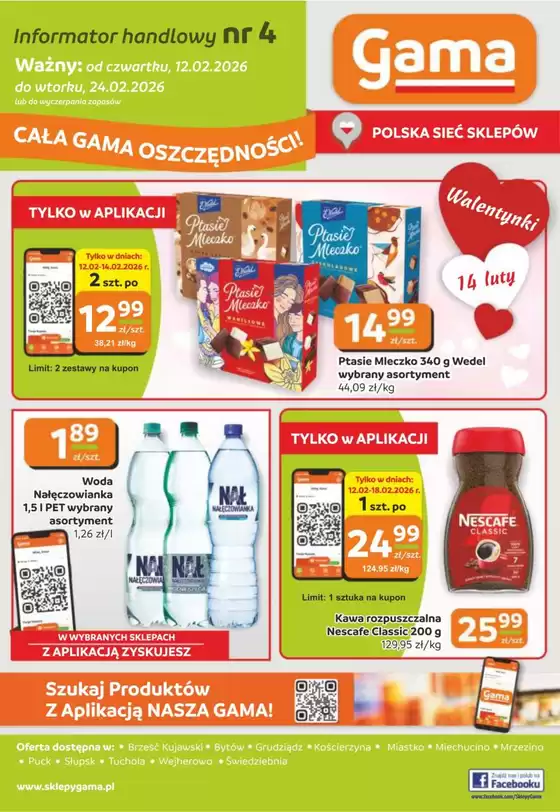 Katalog GAMA w: Niemodlin | Odkryj atrakcyjne oferty | 2026-02-12T00:00:00.000Z - 2026-02-24T00:00:00.000Z