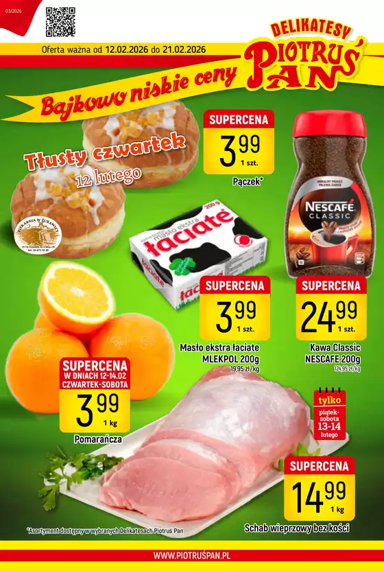 Katalog Delikatesy Piotruś Pan w: Żnin | Detal 03 2026 www | 2026-02-12T00:00:00.000Z - 2026-02-21T00:00:00.000Z