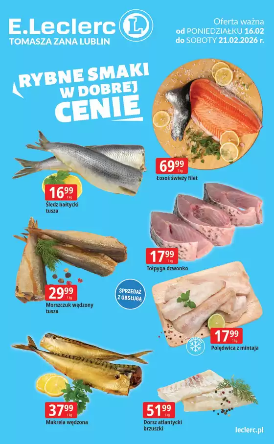 Katalog E.Leclerc w: Łańcut | Aktualne okazje i oferty | 2026-02-16T00:00:00.000Z - 2026-02-21T00:00:00.000Z