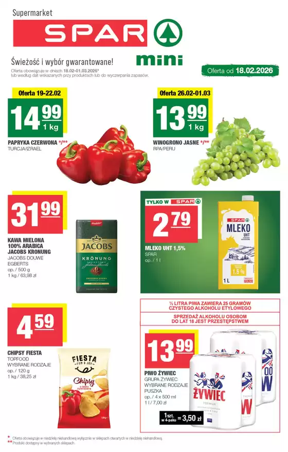 Katalog Spar w: Jawornik | Szeroki wybór ofert | 2026-02-18T00:00:00.000Z - 2026-03-01T00:00:00.000Z