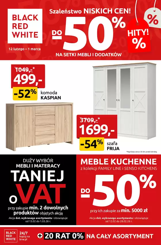 Katalog Meble Gust w: Bochnia | Szaleństwo niskich cen do -50%  | 2026-02-16T00:00:00.000Z - 2026-03-01T00:00:00.000Z