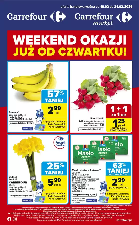 Katalog Carrefour w: Białystok | Gazetka Weekend okazji już od czwartku | 2026-02-18T00:00:00.000Z - 2026-02-21T00:00:00.000Z