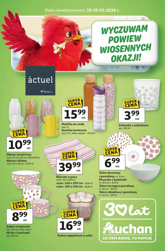 Katalog Auchan w: Białystok | Gazetka Wiosenne Okazje Hipermarket Auchan | 2026-02-19T00:00:00.000Z - 2026-02-25T00:00:00.000Z