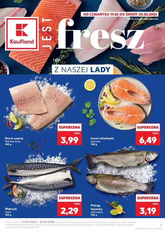 Katalog Kaufland w: Teresin | Świetna oferta dla wszystkich klientów | 2026-02-19T00:00:00.000Z - 2026-02-25T00:00:00.000Z
