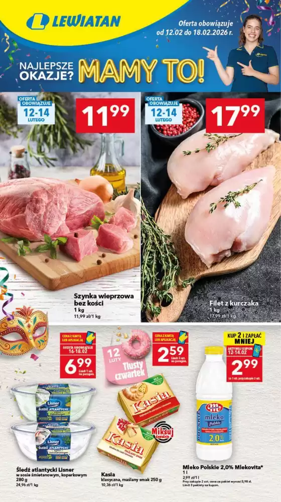 Katalog Lewiatan w: Włoszczowa | Świetna oferta dla wszystkich klientów | 2026-02-12T00:00:00.000Z - 2026-02-18T00:00:00.000Z