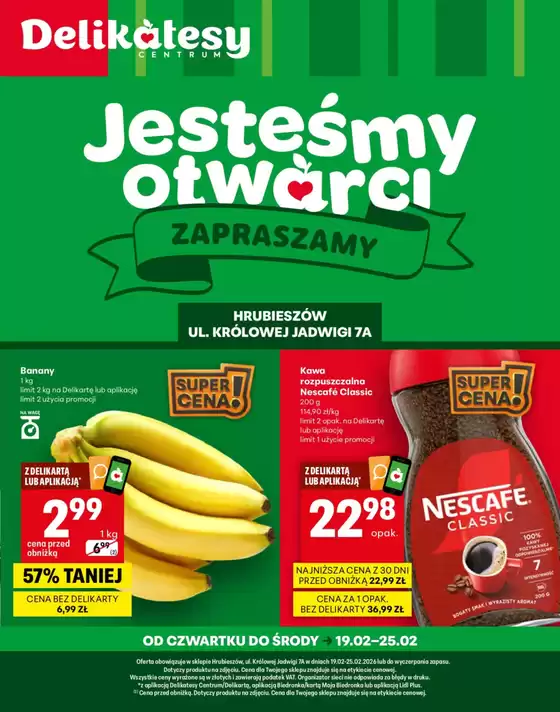 Katalog Delikatesy Centrum w: Leśnica | Aktualne oferty i promocje | 2026-02-19T00:00:00.000Z - 2026-02-25T00:00:00.000Z