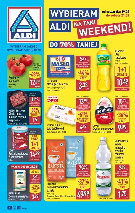 Katalog Aldi w: Leśnica | Nasze najlepsze okazje | 2026-02-19T00:00:00.000Z - 2026-02-21T00:00:00.000Z