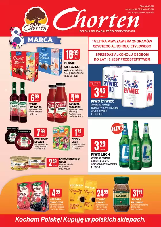 Katalog Chorten w: Czyżew | Świetne rabaty na wybrane produkty | 2026-02-26T00:00:00.000Z - 2026-03-08T00:00:00.000Z
