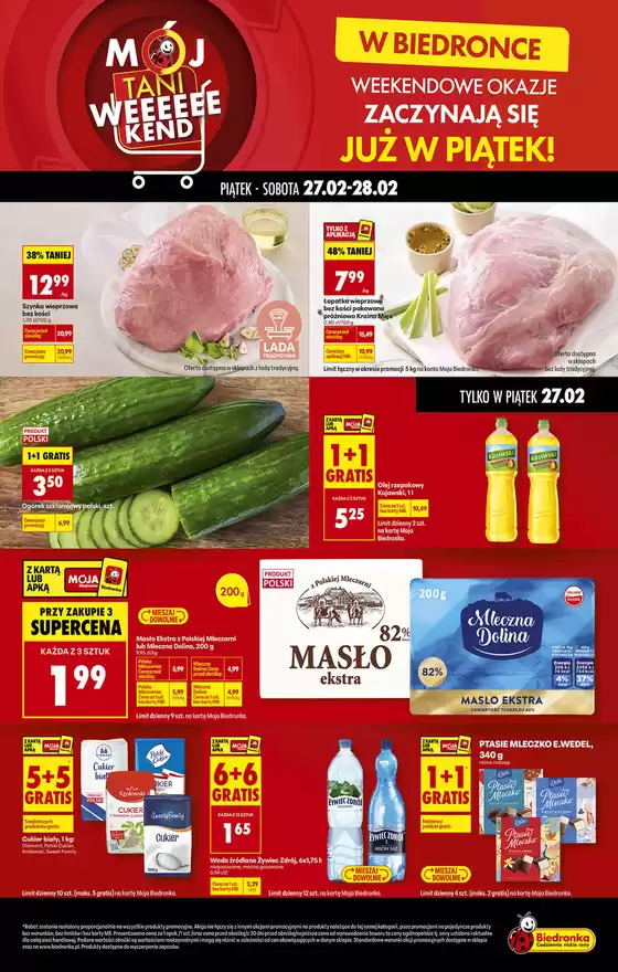 Katalog Biedronka w: Suraż | Oszczędzaj teraz dzięki naszym ofertom | 2026-02-27T00:00:00.000Z - 2026-02-28T00:00:00.000Z