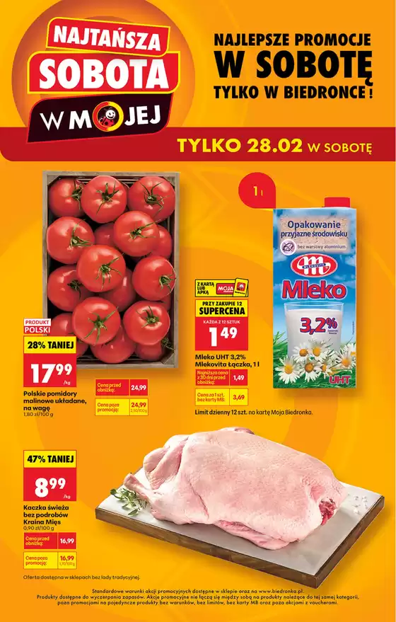 Katalog Biedronka w: Suraż | Ekskluzywne okazje | 2026-02-28T00:00:00.000Z - 2026-02-28T00:00:00.000Z