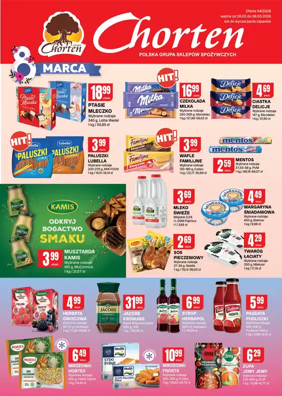 Katalog Chorten w: Łuków | Ekskluzywne okazje | 2026-02-26T00:00:00.000Z - 2026-03-08T00:00:00.000Z