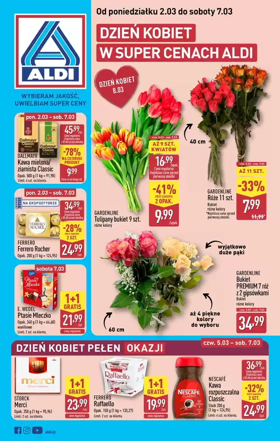 Katalog Aldi w: Łuków | Oszczędzaj teraz dzięki naszym ofertom | 2026-03-02T00:00:00.000Z - 2026-03-07T00:00:00.000Z