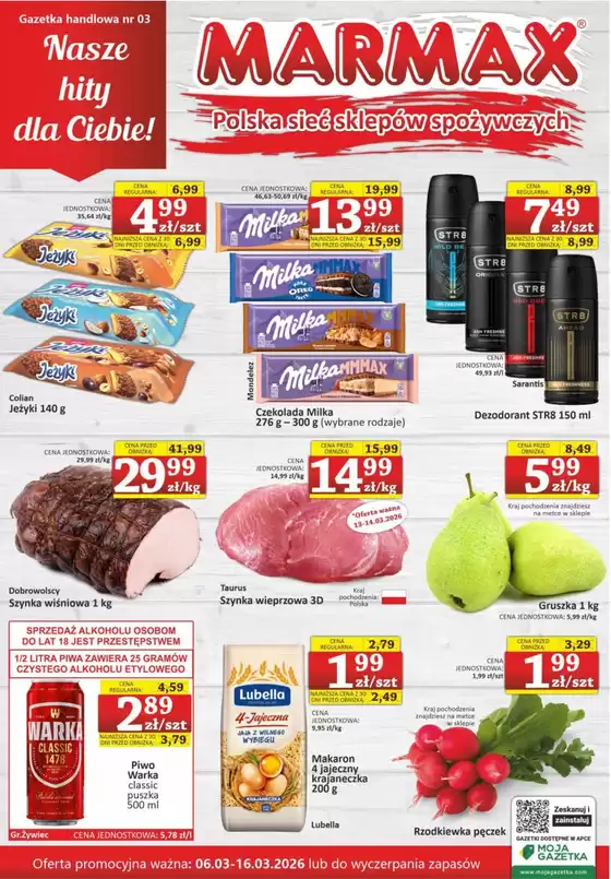 Katalog Marmax w: Łuków | Marmax gazetka | 2026-03-06T00:00:00.000Z - 2026-03-16T00:00:00.000Z